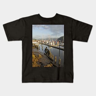 Florence Oregon Docks Kids T-Shirt